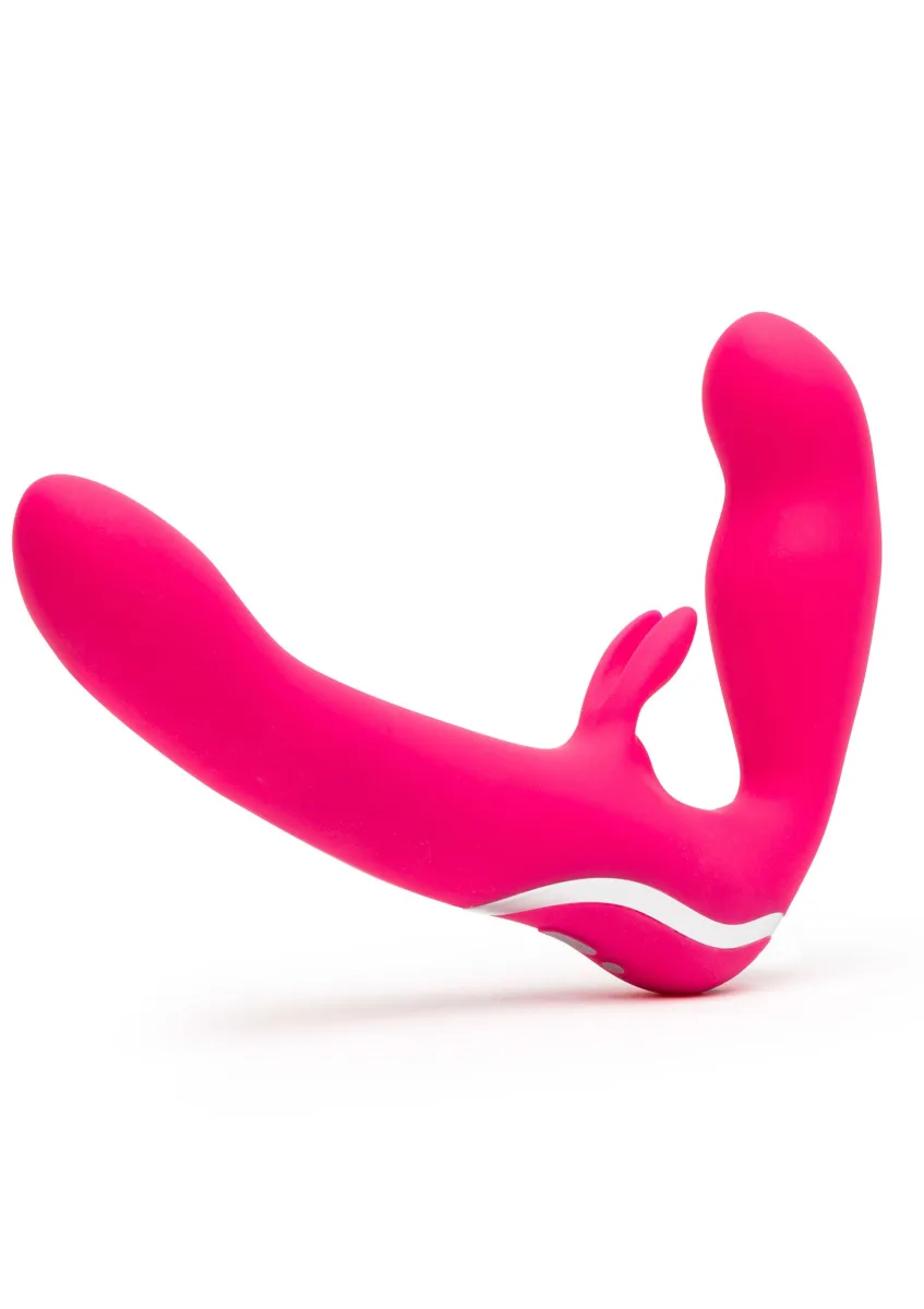 Vibračný bezramienkový popruh na penis