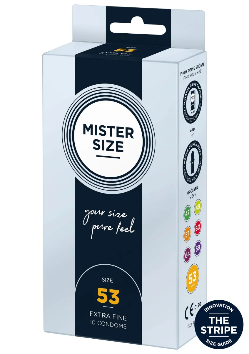 Kondómy MISTER SIZE 53 mm 10 ks