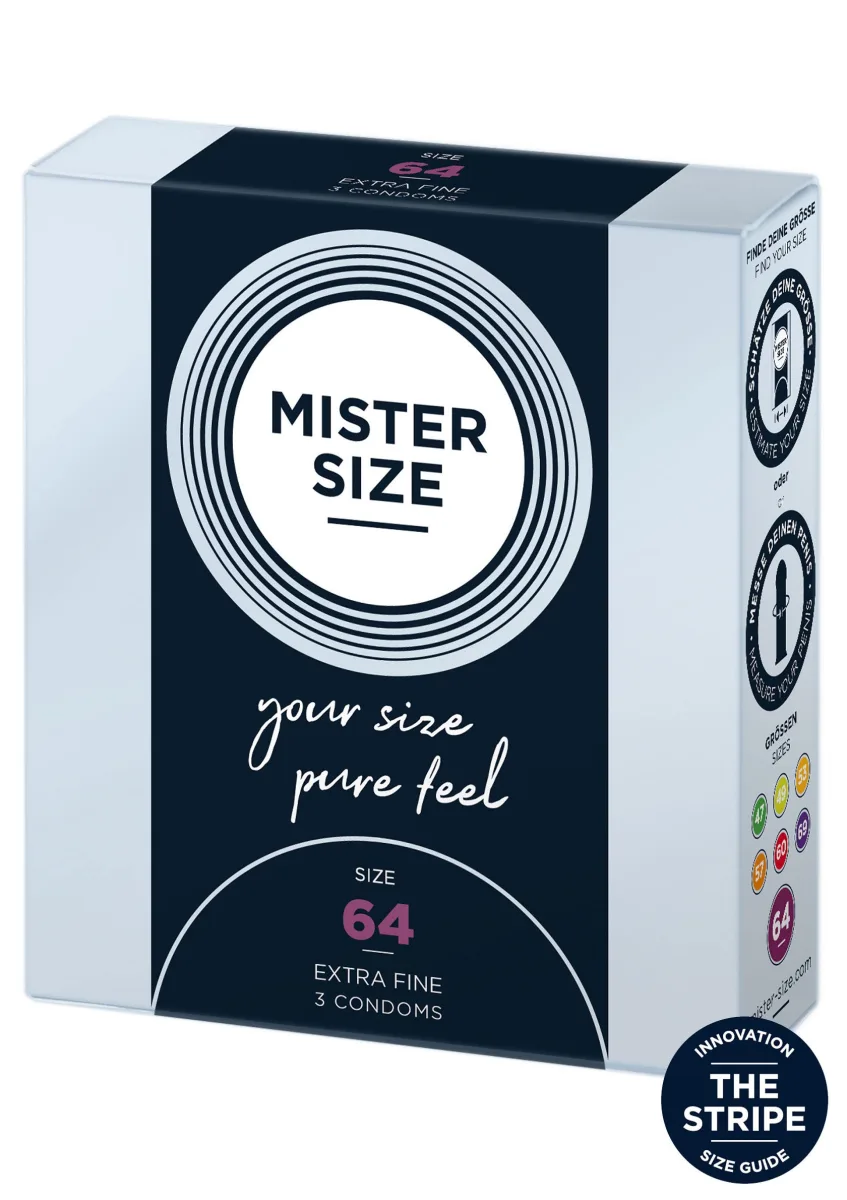 Kondómy MISTER SIZE 64 mm 3 ks