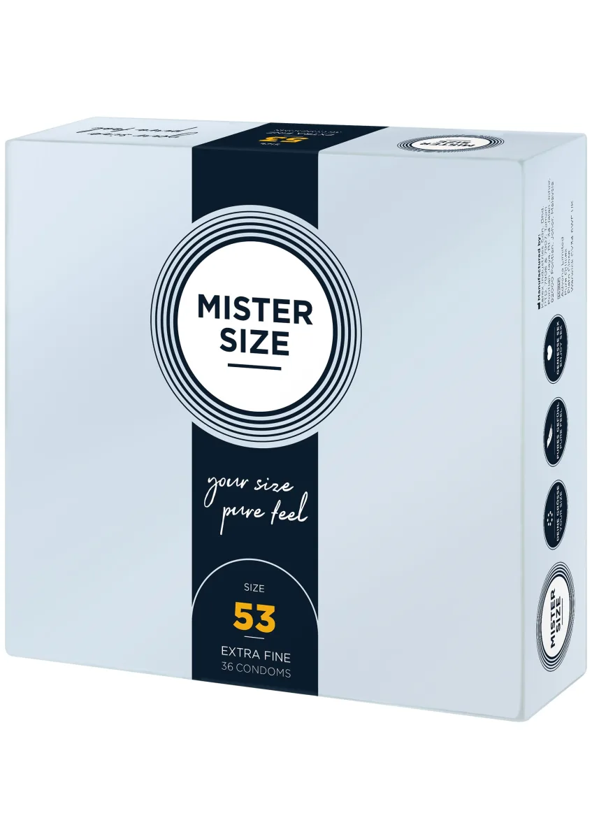Kondómy MISTER SIZE 53 mm 36 ks