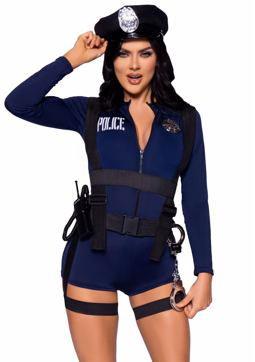 Koketný policajný overal