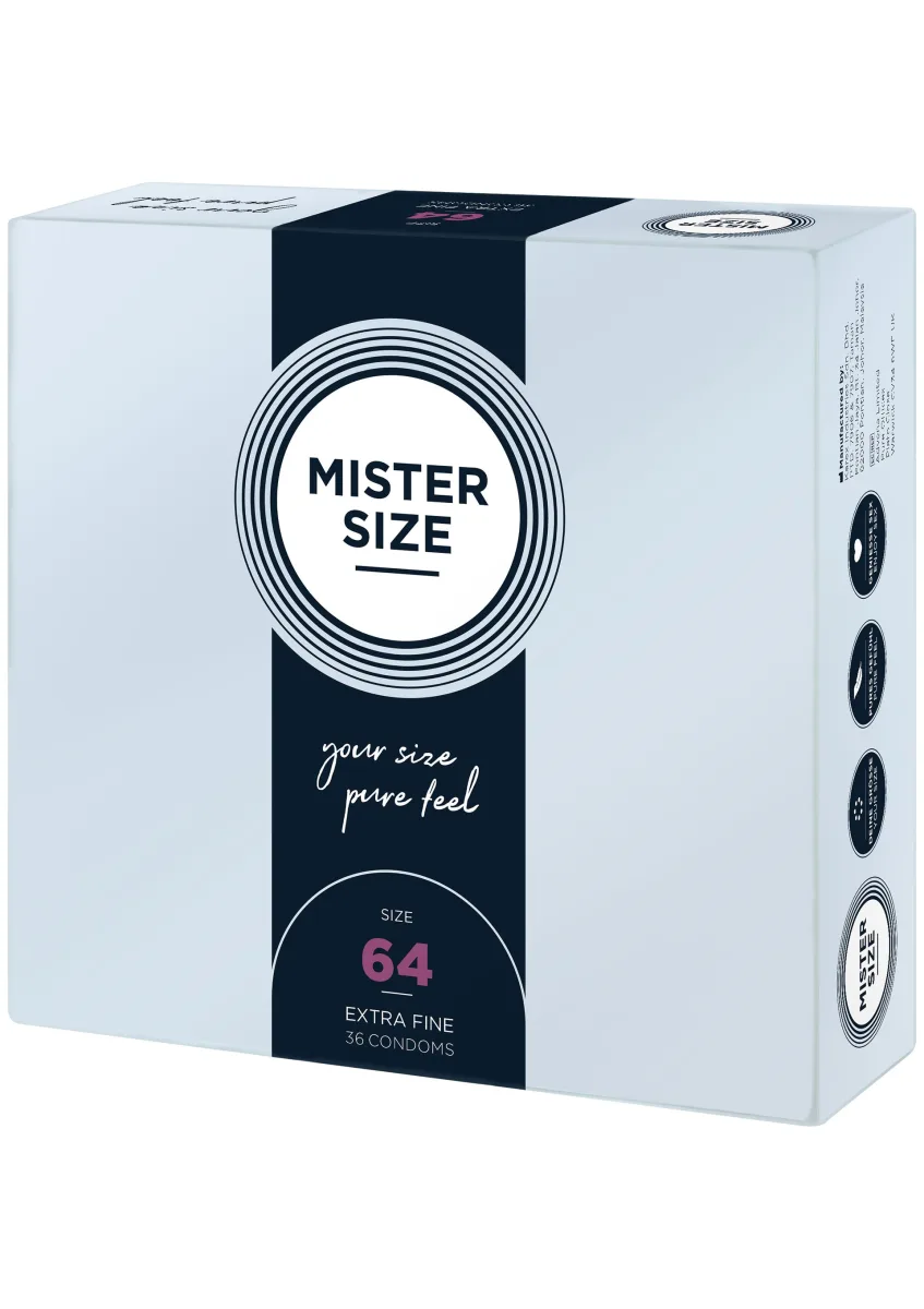 Kondómy MISTER SIZE 64 mm 36 ks