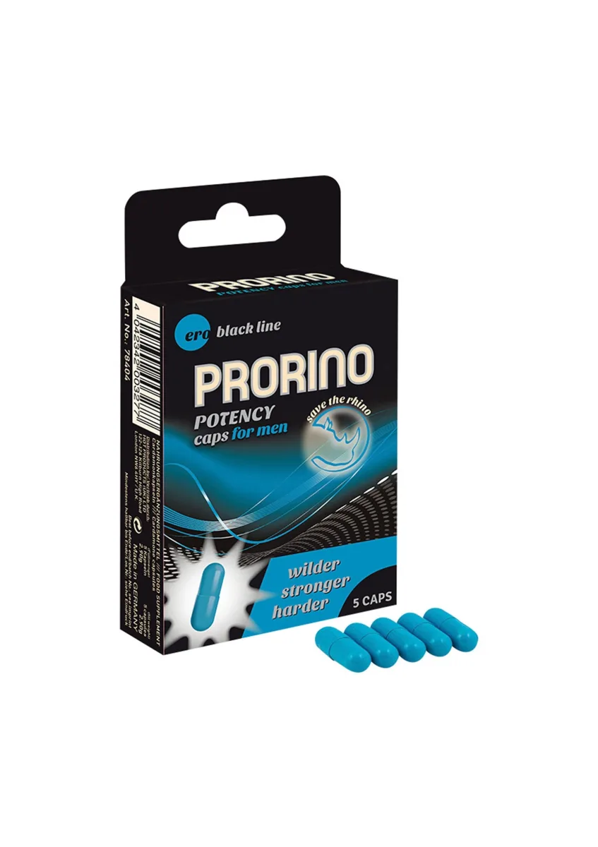 Prorino kapsuly na potenciu pre mužov 5 ks