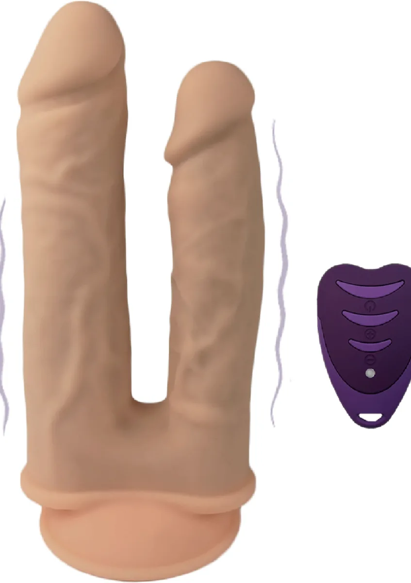 Vibračné dildo Duo 7+8 palcov