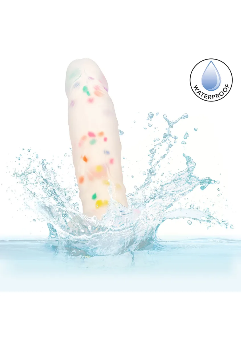 Dildo s náušnicami 15,25 cm