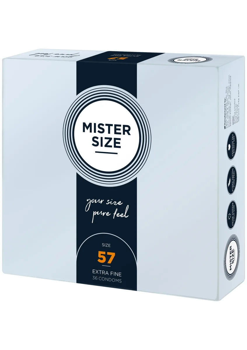 Kondómy MISTER SIZE 57 mm 36 ks
