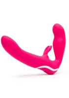 Vibračný bezramienkový popruh na penis — obrázok 1