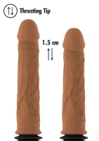 Realistický vibrátor s dvojitým ťahom — obrázok 6