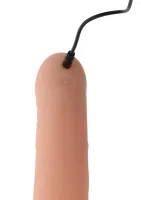 Vibračný silikónový strapon na penis s dutým penisom 20 cm — obrázok 8