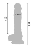 Dildo Rainbow Lover 18 cm — obrázok 2