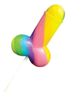 Stojan na kohútie lupienky Rainbow Cock Pops 12 ks — obrázok 2