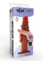 Vibračný silikónový análny penis predkožky 22 cm — obrázok 2
