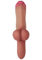 Vibračné dildo Pierced Punisher z tekutého silikónu — obrázok 5