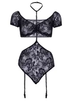Bandeau top a podväzkový plyšový plyš — obrázok 7