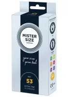 Kondómy MISTER SIZE 53 mm 10 ks — obrázok 2