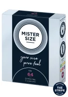 Kondómy MISTER SIZE 64 mm 3 ks — obrázok 1