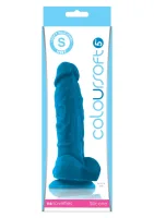 Mäkké dildo ColourSoft 5 palcov — obrázok 2