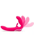 Vibračný bezramienkový popruh na penis — obrázok 5