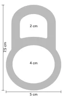 Krúžok na penis a semenníky Stack — obrázok 5