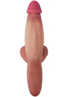 Vibračné dildo Heavy Hitter z tekutého silikónu — obrázok 4