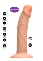 Vibračný silikónový postroj Harness Dong 19,5 cm — obrázok 2