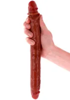 Silikónový dvojitý penis predkožky 35 cm — obrázok 6