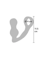 Power Plug vibračný análny kolík a krúžok na penis — obrázok 2