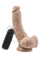 Vibračné dildo z PVC 20,5 cm — obrázok 1