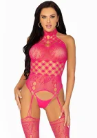 Bodystocking s vysokým golierom a trakmi — obrázok 7