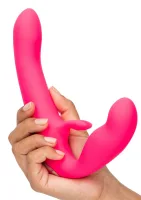 Vibračný bezramienkový popruh na penis — obrázok 6