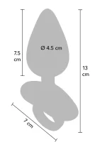 Vibračný análny kolík Smooth + diaľkové ovládanie — obrázok 9