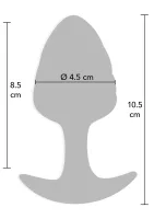 Veľký krištáľový análny kolík — obrázok 3