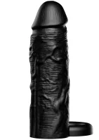 Silikónový krúžok na penis s tekutým povrchom 15 cm — obrázok 9