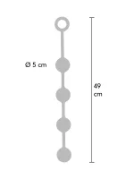 Ťažké análne gule extra veľké — obrázok 5