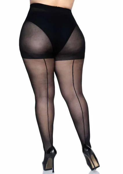 Plus Backseam Pantyhose