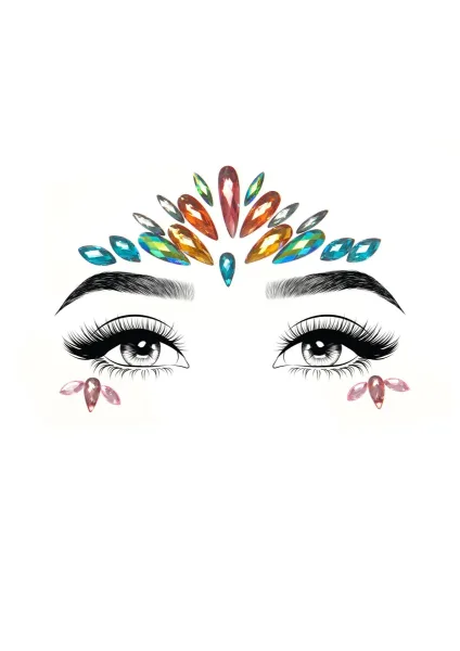 Avri Adhesive Face Jewels Sticker