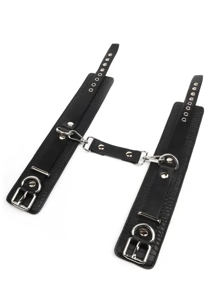 Croc-Embossed Ankle Cuffs