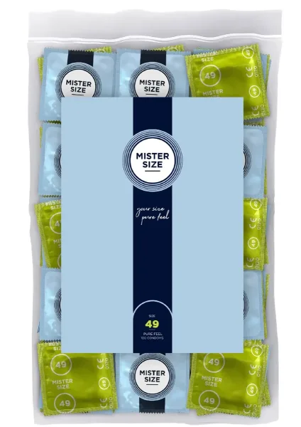 MISTER SIZE 49mm Condoms 100pcs