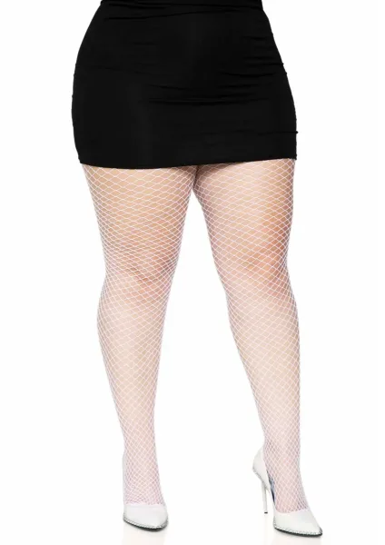 Plus Elastane Industrial Fishnet Pantyhose