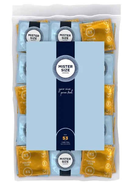 MISTER SIZE 53mm Condoms 100pcs
