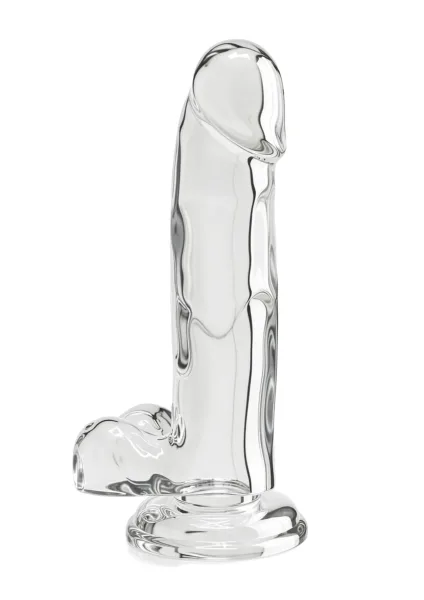Clear Dildo TPE 18 cm